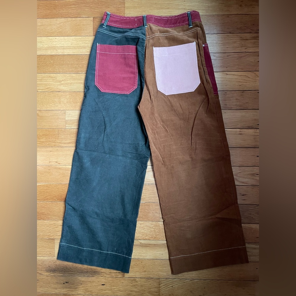 Colorblock Patchwork Pants - image 6